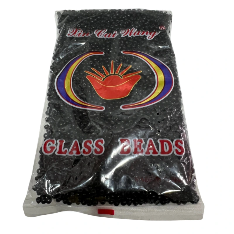 Cuentas de cristal negro